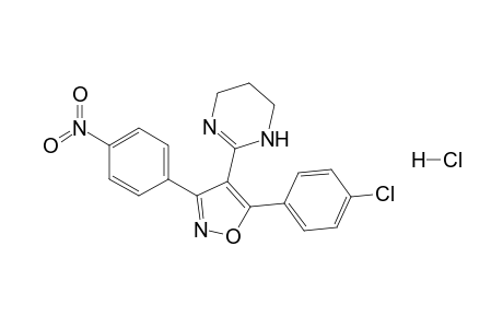 3-(4'-Nitrophenyl)-4-(2"-tetrahydropyrimidinyl)-5-(4"'-chlorophenyl)isoxazole - hydrochloride