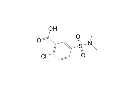 2-Chloranyl-5-(dimethylsulfamoyl)benzoic acid