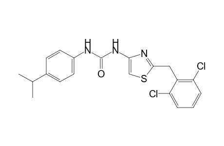 1-[2-(2,6-dichlorobenzyl)-4-thiazolyl]-3-(p-cumenyl)urea