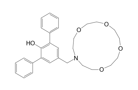2,6-diphenyl-4-(1,4,7,10-tetraoxa-13-azacyclopentadec-13-ylmethyl)phenol