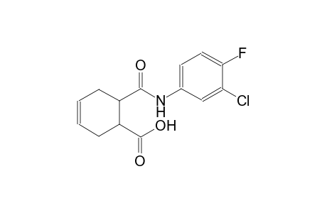 6-[(3-chloro-4-fluoroanilino)carbonyl]-3-cyclohexene-1-carboxylic acid