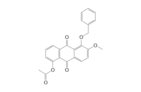 5-Acetoxy-1-benzyloxy-2-methoxyanthraquinone