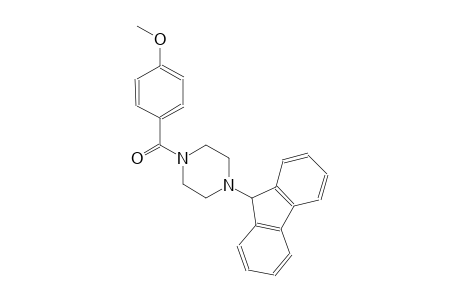 piperazine, 1-(9H-fluoren-9-yl)-4-(4-methoxybenzoyl)-