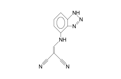 3-(4-Benztriazolyl)amino-2-cyano-prop-2-enenitrile