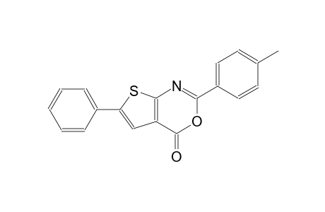 4H-thieno[2,3-d][1,3]oxazin-4-one, 2-(4-methylphenyl)-6-phenyl-