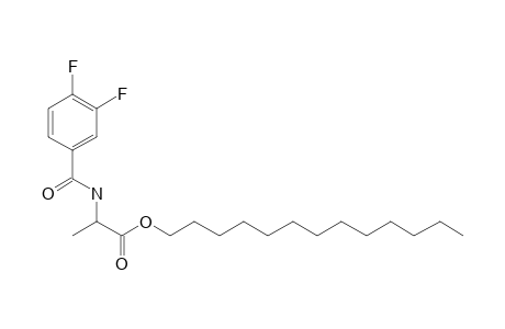 D-Alanine, N-(3,4-difluorobenzoyl)-, tridecyl ester