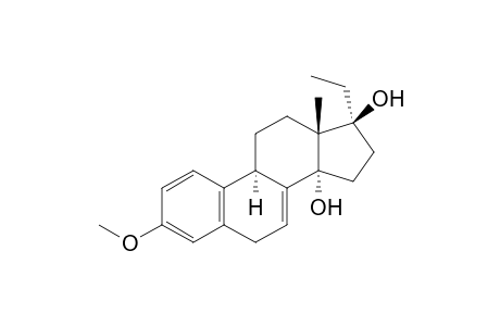 17-.alpha.-Ethyl-3-methoxy-estra-1,3,5(10),7(8)-tetraene-14.alpha.,17.beta.-diol