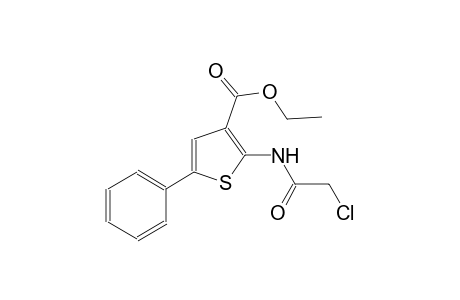 ethyl 2-[(chloroacetyl)amino]-5-phenyl-3-thiophenecarboxylate