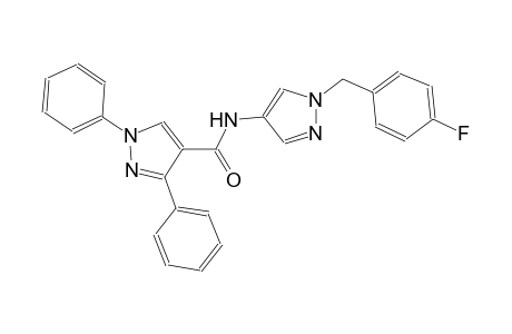 N-[1-(4-fluorobenzyl)-1H-pyrazol-4-yl]-1,3-diphenyl-1H-pyrazole-4-carboxamide