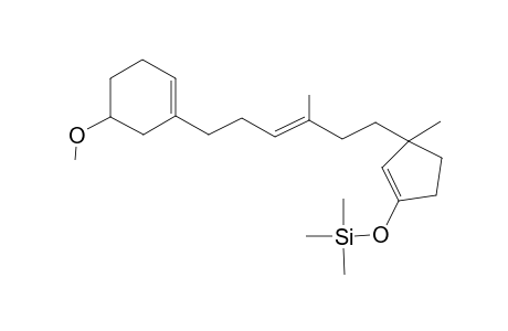 [3-[(E)-6-(5-methoxy-1-cyclohexenyl)-3-methylhex-3-enyl]-3-methyl-1-cyclopentenyl]oxy-trimethylsilane