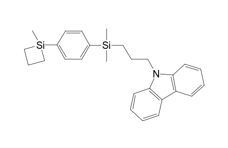 1-[1'-Methyl-1'-silacyclobutyl]-3-[(4"-dimethylsilyl)phenyl]-3-(carbazol-9'-yl)propane