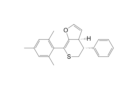 5H-Thiopyrano[3,4-b]furan, 3a,4-dihydro-4-phenyl-7-(2,4,6-trimethylphenyl)-, cis-