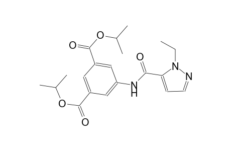 diisopropyl 5-{[(1-ethyl-1H-pyrazol-5-yl)carbonyl]amino}isophthalate