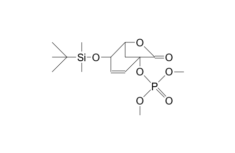exo-1-[(Dimethoxy-phosphinyl)-oxy]-4-(T-butyl-dimethylsiloxy)-6-oxa-bicyclo(3.2.1)oct-2-en-7-one