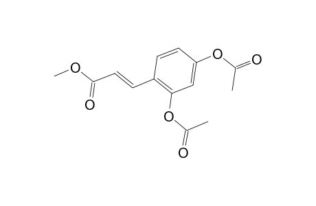 Methyl (2E)-3-[2,4-bis(acetyloxy)phenyl]-2-propenoate