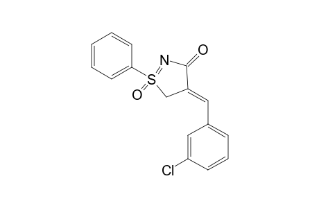 (Z)-4-(3-Chlorobenzylidene)-1-phenyl-4,5-dihydro-3H-1.lambda.6-isothiazol-3-one-1-oxide