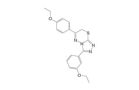 3-(3-ethoxyphenyl)-6-(4-ethoxyphenyl)-7H-[1,2,4]triazolo[3,4-b][1,3,4]thiadiazine