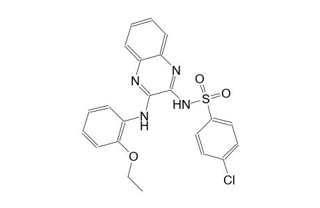 benzenesulfonamide, 4-chloro-N-[3-[(2-ethoxyphenyl)amino]-2-quinoxalinyl]-