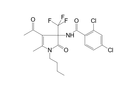N-[4-acetyl-1-butyl-5-methyl-2-oxo-3-(trifluoromethyl)-2,3-dihydro-1H-pyrrol-3-yl]-2,4-dichlorobenzamide