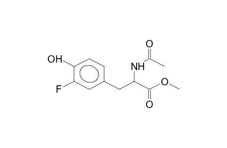 3-FLUORO-N-ACETYLTYROSINE METHYL ESTER