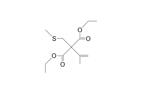 Diethyl isopropenyl-(methylthio-methyl)-malonate