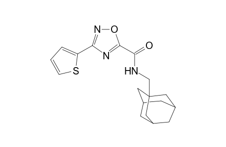 N-(1-adamantylmethyl)-3-(2-thienyl)-1,2,4-oxadiazole-5-carboxamide