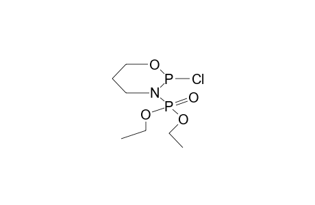 2-CHLORO-3-DIETHOXYPHOSPHORYL-1,3,2-OXAZAPHOSPHORINANE