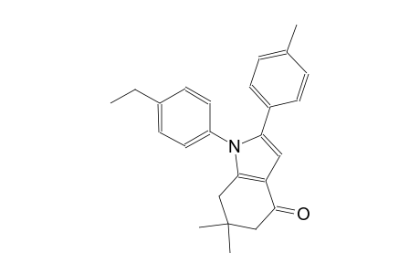 4H-indol-4-one, 1-(4-ethylphenyl)-1,5,6,7-tetrahydro-6,6-dimethyl-2-(4-methylphenyl)-