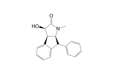 (3R,3aR,8aS)-3-Hydroxy-1-methyl-8-phenyl-3,3a,8,8a-tetrahydro-1H-indeno[2,1-b]pyrrol-2-one