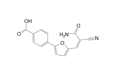 4-{5-[(1Z)-3-amino-2-cyano-3-oxo-1-propenyl]-2-furyl}benzoic acid