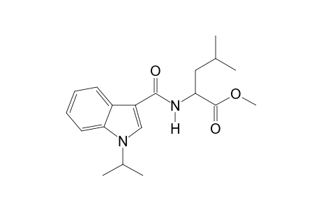 Methyl 4-methyl-2-(([1-(propan-2-yl)-1H-indol-3-yl]carbonyl)amino)pentanoate
