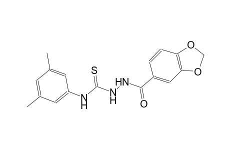 2-(1,3-benzodioxol-5-ylcarbonyl)-N-(3,5-dimethylphenyl)hydrazinecarbothioamide