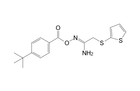 O-(p-tert-butylbenzoyl)-2-[(2-thienyl)thio]acetamidoxime