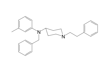 N-Benzyl-N-(3-methylphenyl)-1-(2-phenylethyl)piperidin-4-amine