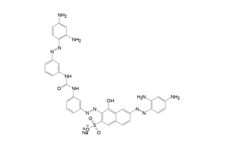 2-Naphthalenesulfonic acid, 6-[(2,4-diaminophenyl)azo]-3-[Amino]phenyl]azo]-4-hydroxy-, monosodium salt