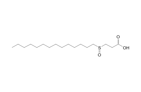 3-(Tetradecylsulfinyl)propionic acid