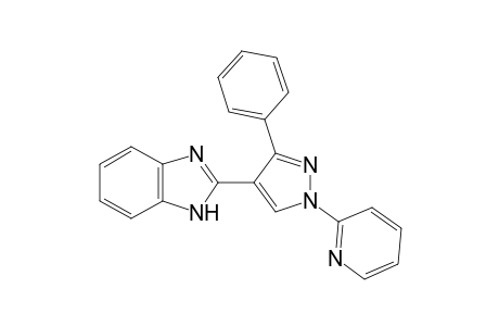 2-[3-Phenyl-1-(pyridin-2-yl)-1H-pyrazol-4-yl]-1H-benzimidazole