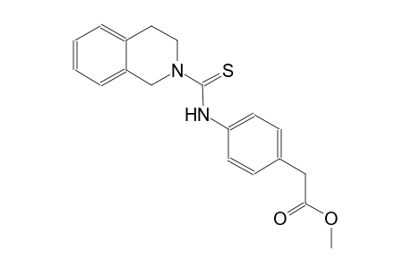 methyl {4-[(3,4-dihydro-2(1H)-isoquinolinylcarbothioyl)amino]phenyl}acetate
