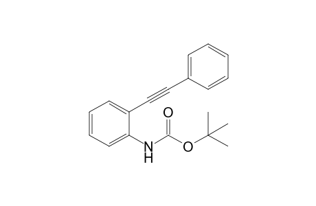 N-[2-(2-phenylethynyl)phenyl]carbamic acid tert-butyl ester
