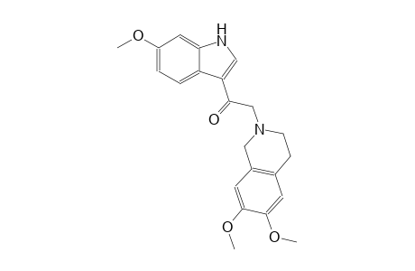 2-(6,7-dimethoxy-3,4-dihydro-2(1H)-isoquinolinyl)-1-(6-methoxy-1H-indol-3-yl)ethanone