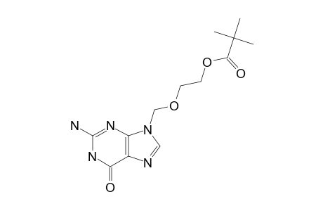 2,2-dimethylpropionic acid 2-[(2-amino-6-keto-3H-purin-9-yl)methoxy]ethyl ester