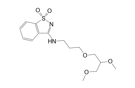 N-[3-(2,3-dimethoxypropoxy)propyl]-1,2-benzisothiazol-3-amine 1,1-dioxide