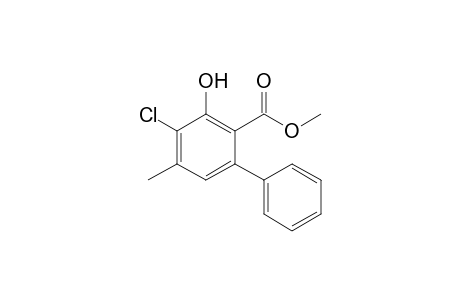 Methyl 4-chloro-3-hydroxy-5-methylbiphenyl-2-carboxylate