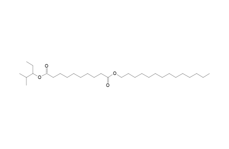 Sebacic acid, 2-methylpent-3-yl tetradecyl ester