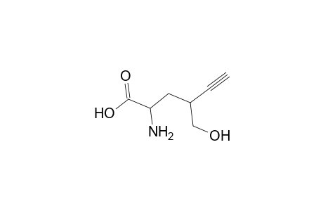 5-Hexynoic acid, 2-amino-4-(hydroxymethyl)-