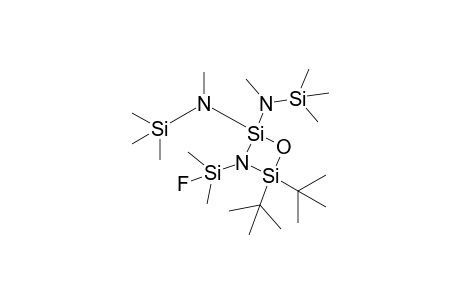 2,2-Di-tert-butyl-1-(fluorodimethylsilyl)-4,4-bis[methyl(trimethylsilyl)amino]-1-aza-3-oxa-2,4-disilacyclobutane