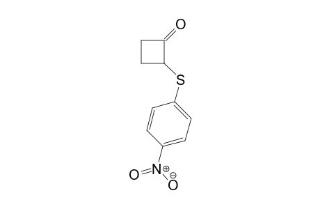 2-(4-Nitro-phenylsulfanyl)-cyclobutanone