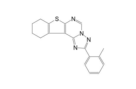 2-(2-methylphenyl)-8,9,10,11-tetrahydro[1]benzothieno[3,2-e][1,2,4]triazolo[1,5-c]pyrimidine