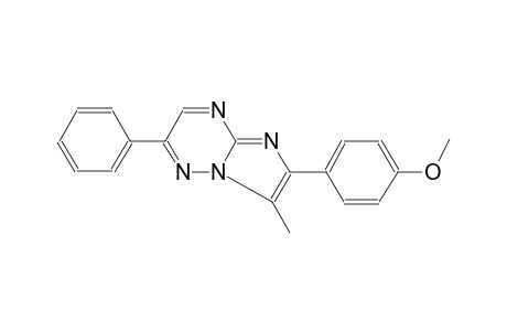 Methyl 4-(7-methyl-2-phenylimidazo[1,2-b][1,2,4]triazin-6-yl)phenyl ether