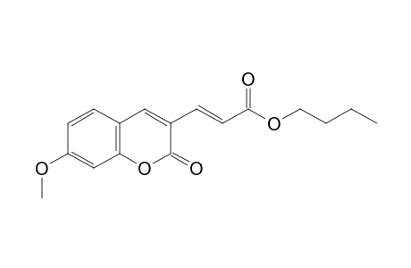 (E)-Butyl 3-(7-methoxy-2-oxo-2H-chromen-3-yl)acrylate